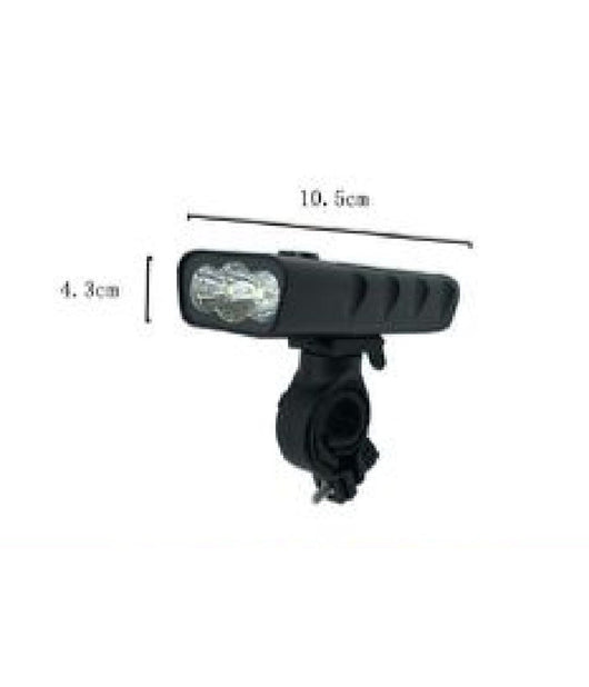 Torcia Luce Led Faro Fanale Per Bici Bicicletta Ipx6 Ricarica Micro Usb T-9287         