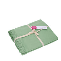 Tovaglia amelie verde acqua quadro cm140x140