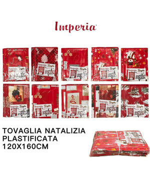 Tovaglia Copritavolo Natale Plastificata Antimacchia Varie Fantasie Mis. 120*160         