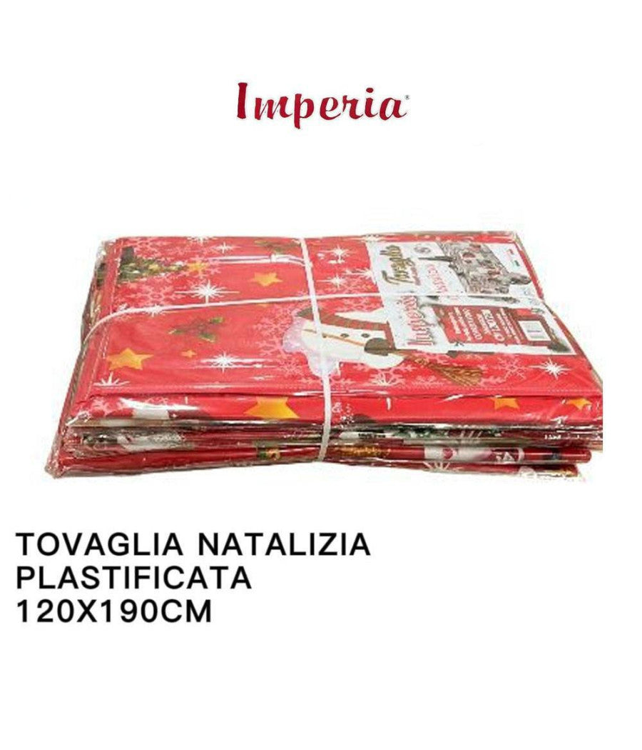 Tovaglia Copritavolo Natale Plastificata Antimacchia Varie Fantasie Mis. 120*190         