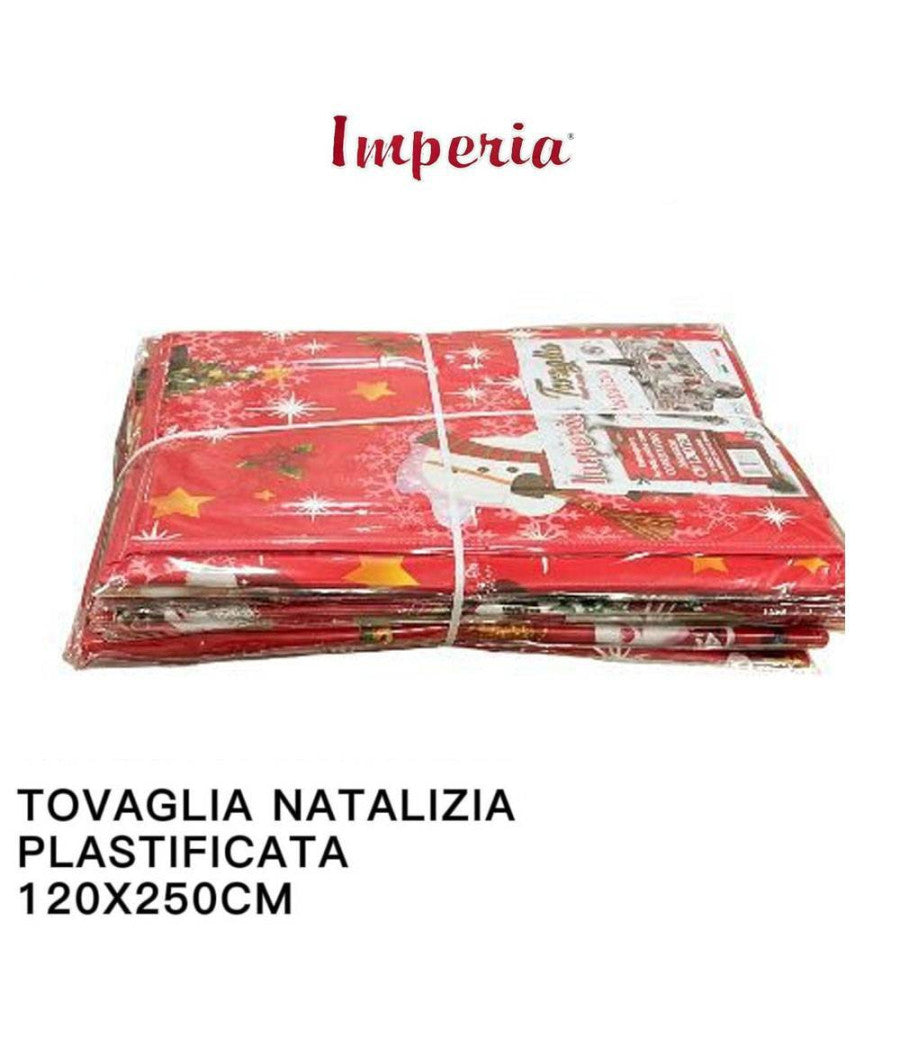 Tovaglia Copritavolo Natale Plastificata Antimacchia Varie Fantasie Mis. 120*250         