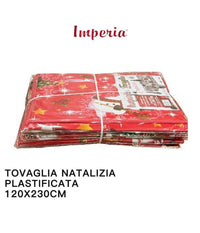 Tovaglia Copritavolo Natale Plastificata Antimacchia Varie Fantasie Mis. 120*230         