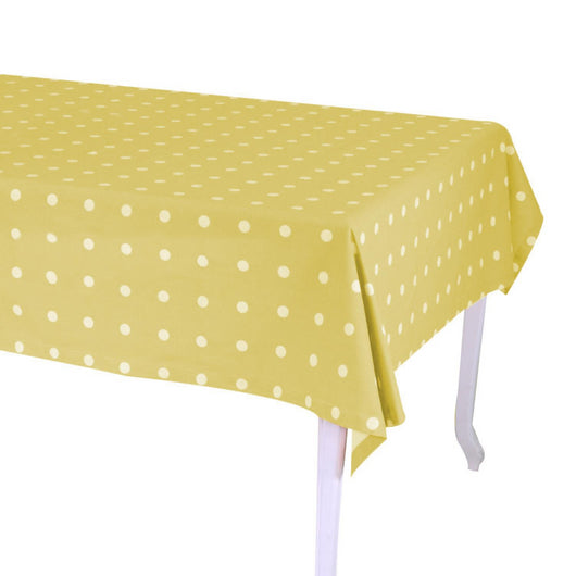 Tovaglia pop pois lime rettangolare cm140x240