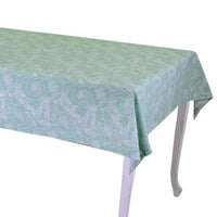 Tovaglia tessuto wild rose hem 2cm verde acqua cm140x240