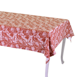 Tovaglia tessuto wild rose rosso mattone cm140x240