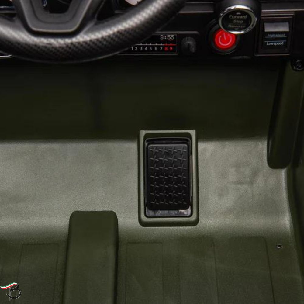 Auto Macchina Elettrica per Bambini Toyota Fj Cruiser Ride-on 12V-Camouflage - verde mimetico