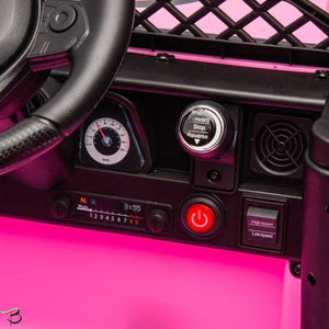 Auto Macchina Elettrica per Bambini Toyota Fj Cruiser Ride-on 12V-Rosa