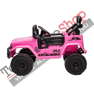 Auto Macchina Elettrica per Bambini Toyota Fj Cruiser Ride-on 12V-Rosa