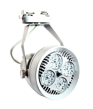 Track Light Con Lampada Par 40 Watt Ventilata Attacco E27 Con Portalampada  Bianco       