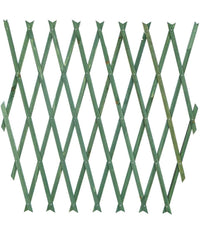 Traliccio Rete Estensibile In Legno Verde Per Parete Da Giardino Piante 180x30cm         