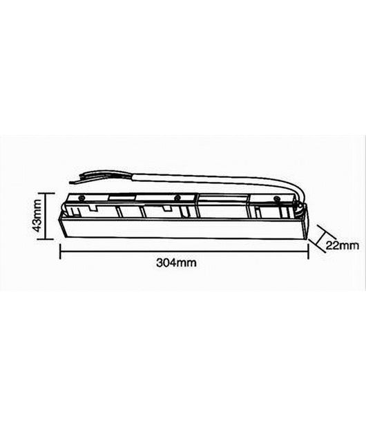 Trasformatore Alimentatore 200watt 48v A Incasso Per Binario Magnetico Dy20-200w         