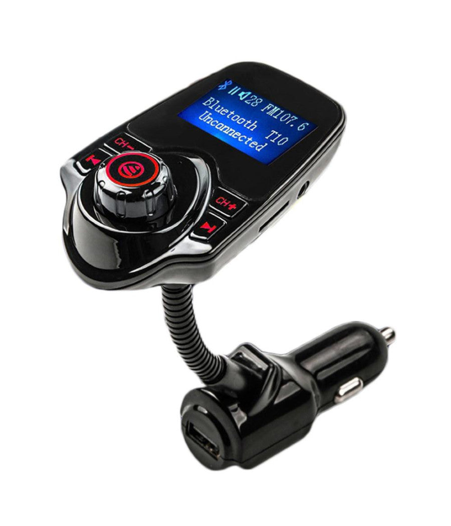 Trasmettitore Fm Bluetooth Wireless T10 Kit Auto Vivavoce Lettore Mp3 Usb         