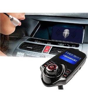 Trasmettitore Fm Bluetooth Wireless T10 Kit Auto Vivavoce Lettore Mp3 Usb         