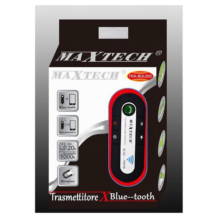 Trasmettitore Per Auto Macchina Bluetooth Microfono Vivavoce Speaker Tra-bul002         