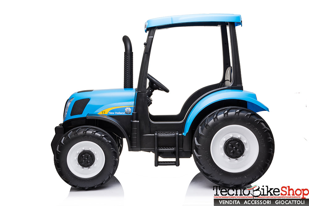 Trattore Elettrico per Bambini New Holland - Big 12V - colore Blu