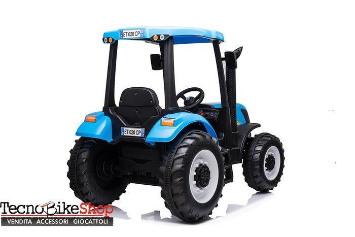 Trattore Elettrico per Bambini New Holland - Big 12V - colore Blu