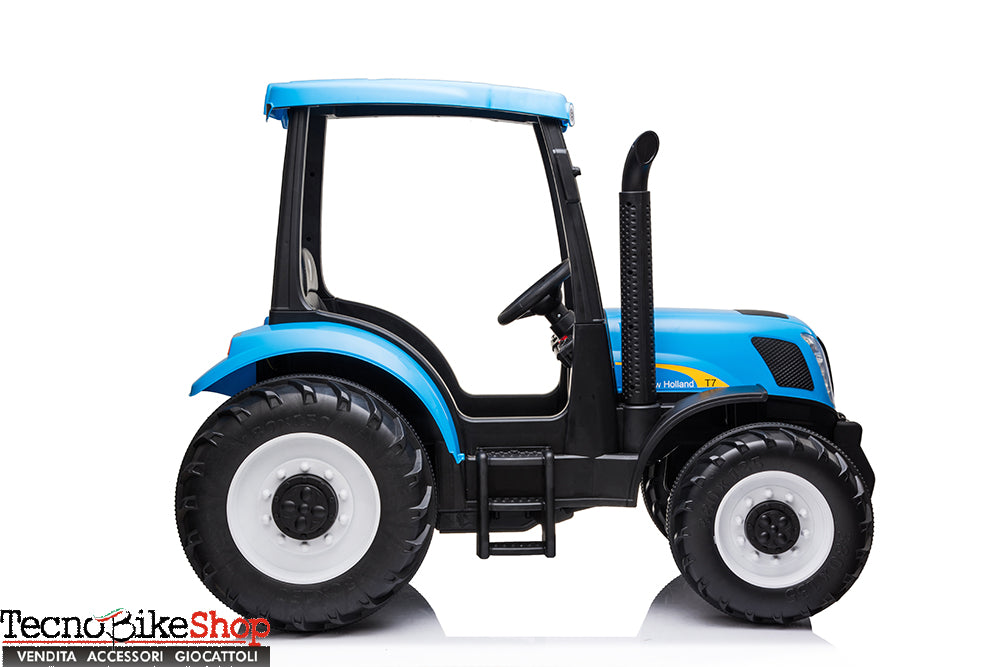 Trattore Elettrico per Bambini New Holland - Big 12V - colore Blu