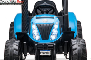 Trattore Elettrico per Bambini New Holland - Big 12V - colore Blu