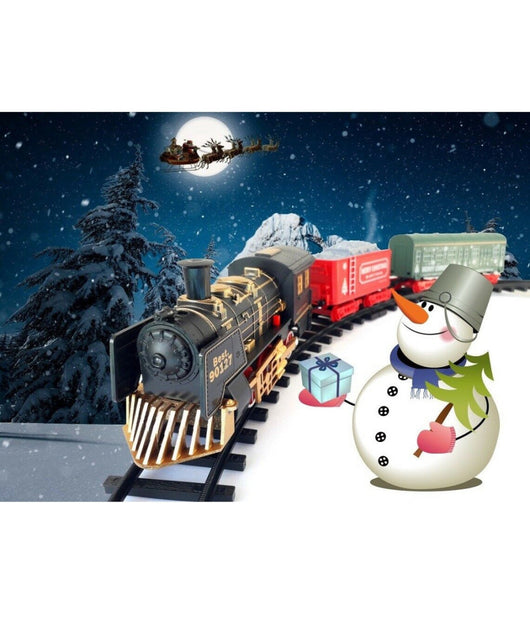 Trenino Elettrico Con Luci E Suoni Sotto Albero Di Natale Diametro à¸ 78cm 90127         