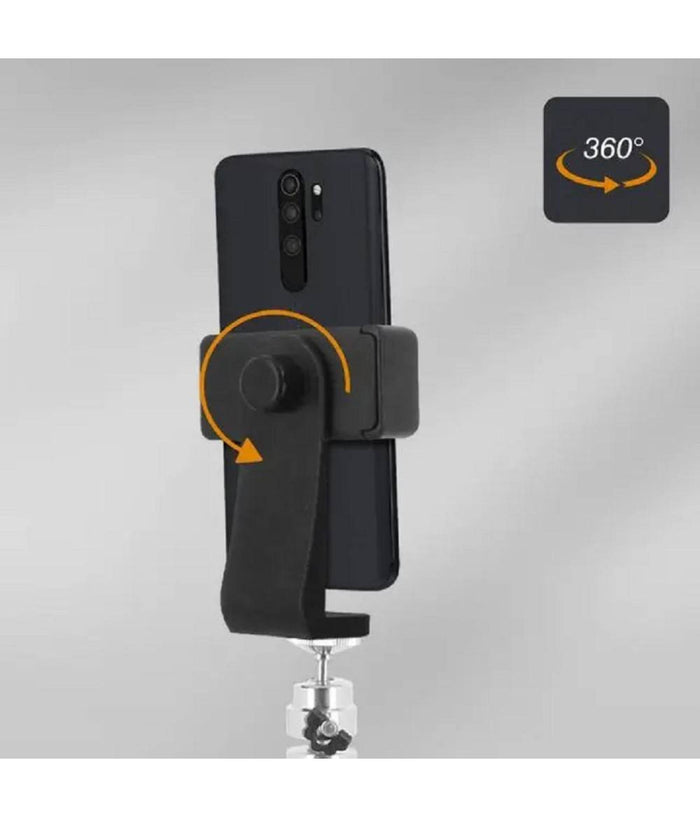 Treppiede Ruotabile A 360° Tripod A 3 Sezioni Telescopico Per Smartphone Hd-3057         