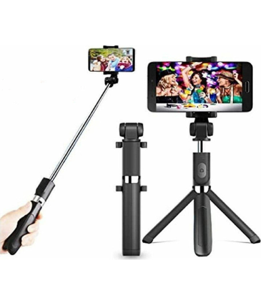 Treppiedi Per Selfie Stick Per Cellulare Telecamera Controller Bluetooth Q-lh8         