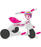 Triciclo Bici Scooter 3 Ruote Con Pedali Bambina Baby Unicorno Bianco E Rosa         