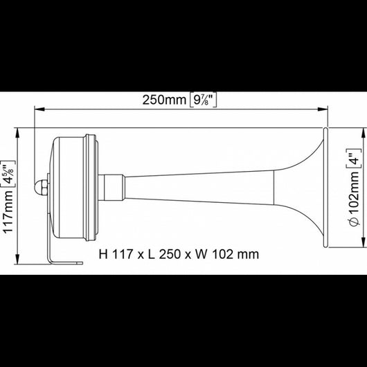 TROMBA A CORNETTO 24V.