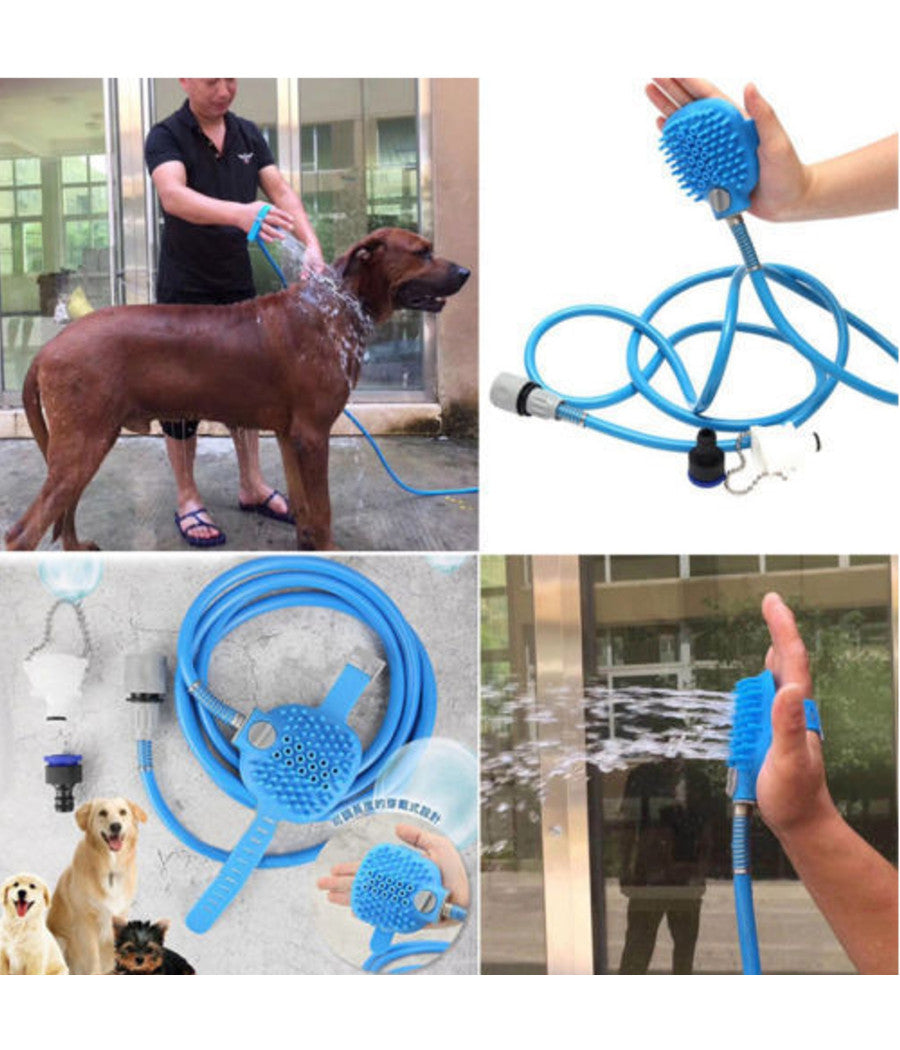 Tubo Acqua Doccia Bagno Bagnetto Lavaggio Cani Animali Domestici         