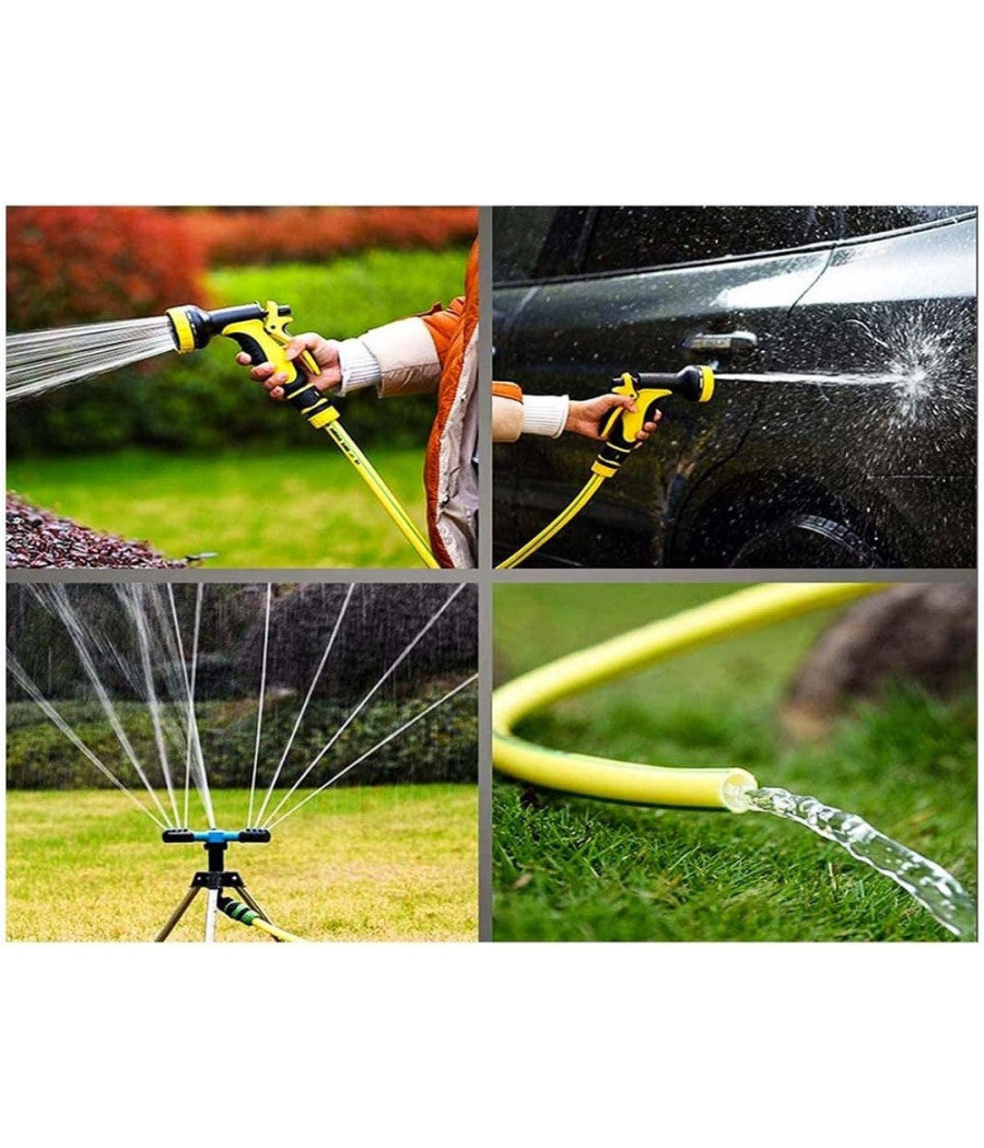 Tubo Acqua Irrigazione Pvc Retinato Da Giardino Professionale à¸5/8" 30mt 9009807         