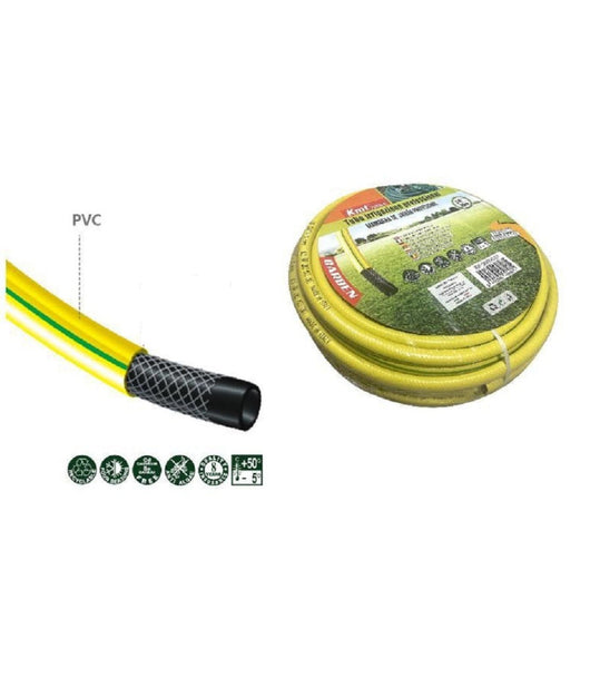 Tubo Acqua Irrigazione Pvc Retinato Da Giardino Professionale à¸5/8" 30mt 9009807         