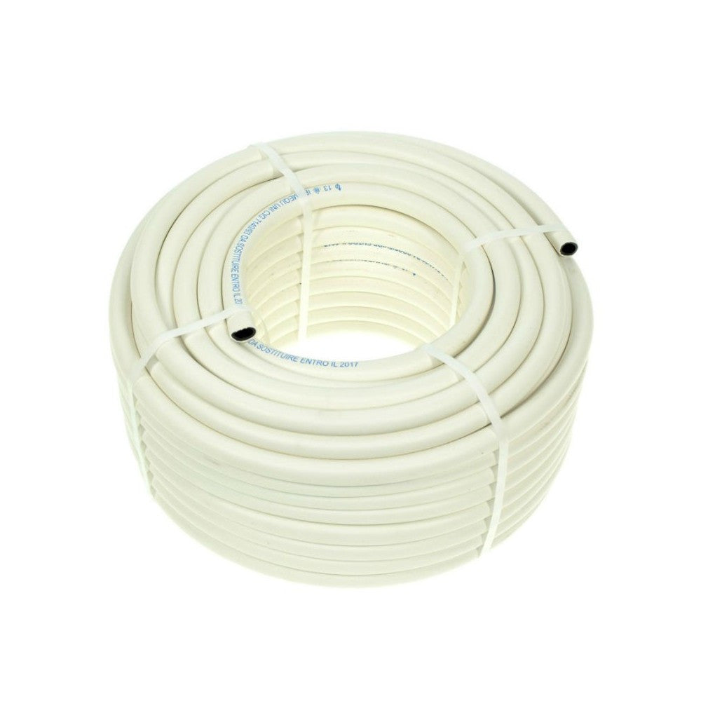 Tubo gas metano in pvc 13x20mm per uso domestico - 1mt