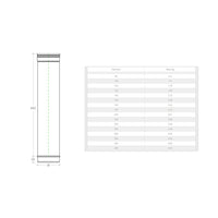 Tubo in rame da 100 x 1000mm 6 decimi