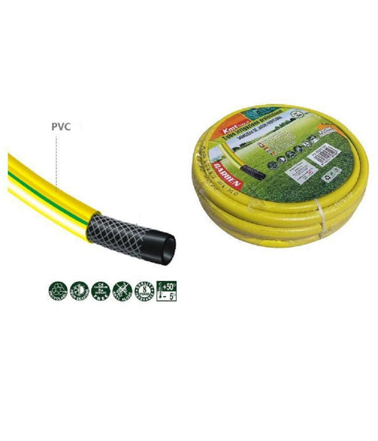 Tubo Irrigazione Retinato Professionale 3/4" 15mt Flessibile Da Giardino 9009799         