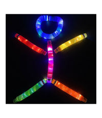 Tubo Luminoso A Led Pop Antistress Giocattolo Sensoriale Per Bambini Stretch         