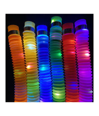 Tubo Luminoso A Led Pop Antistress Giocattolo Sensoriale Per Bambini Stretch       -8 Pezzi -