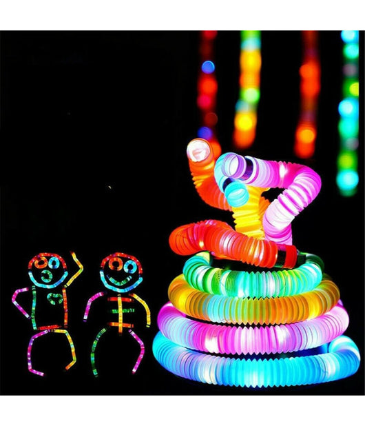 Tubo Luminoso A Led Pop Antistress Giocattolo Sensoriale Per Bambini Stretch       -1 Pezzo -