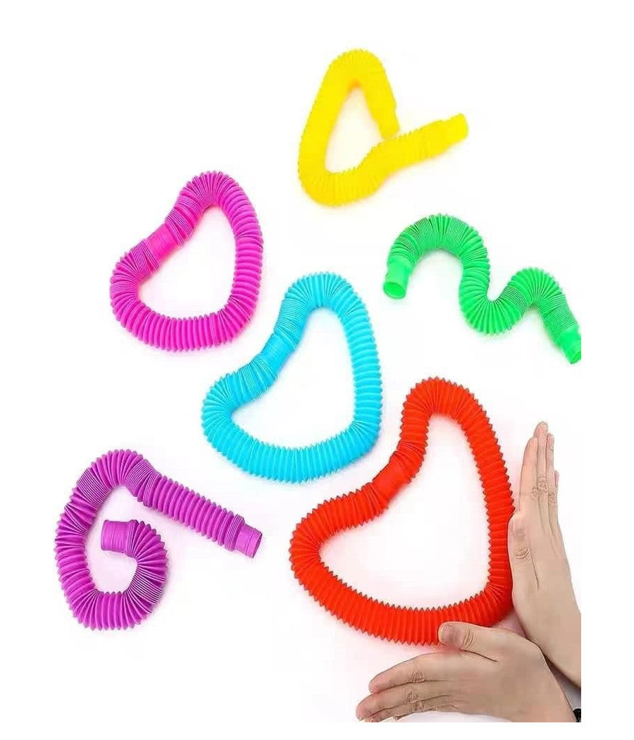 Tubo Luminoso A Led Pop Antistress Giocattolo Sensoriale Per Bambini Stretch         