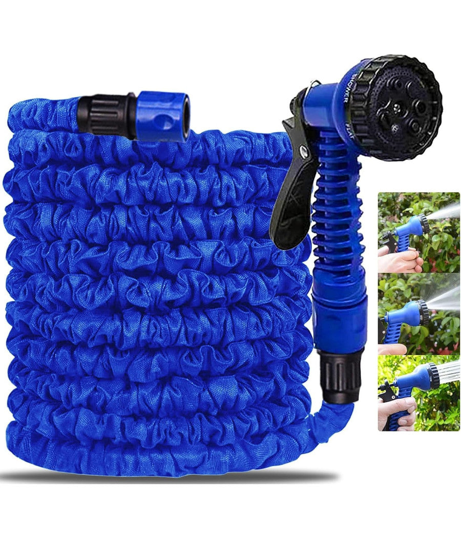 Tubo Magico Da Giardino 15 Metri Allungabile Estensibile Magic Hose Vari Colori         