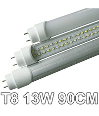 Tubo Neon Led 13w - 288-330 Smd "90 Cm" 6500k 3000k Luce Bianca Fredda Calda T8         