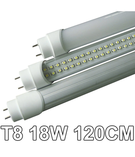 Tubo Neon Led T8 18w 220v Smd Potenti Tubo Neon "120 Cm" Luce Fredda E/o Calda         