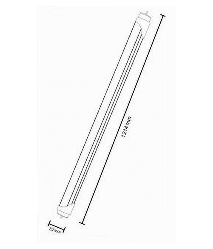 Tubo Neon Led T8 Opaco 26 Watt Connessione Bilaterale Luce 4000k 6500k T8-26w-o  -bianco Freddo      -