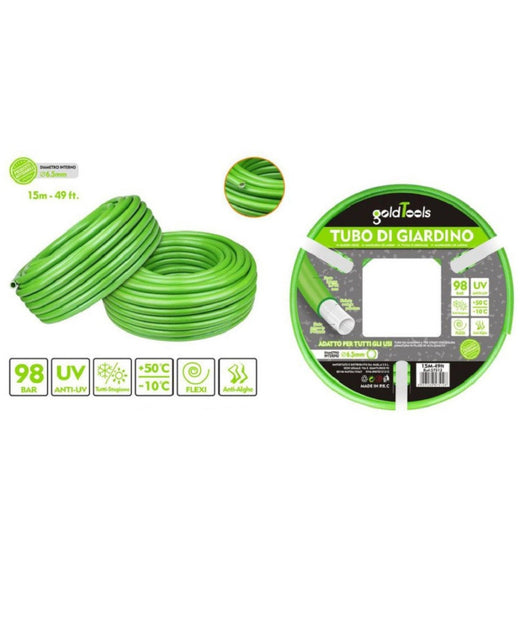 Tubo Per Giardino Irrigazione In Pvc Verde Pompa Acqua 15 Mt 49ft à¸ 6.5mm 57512         