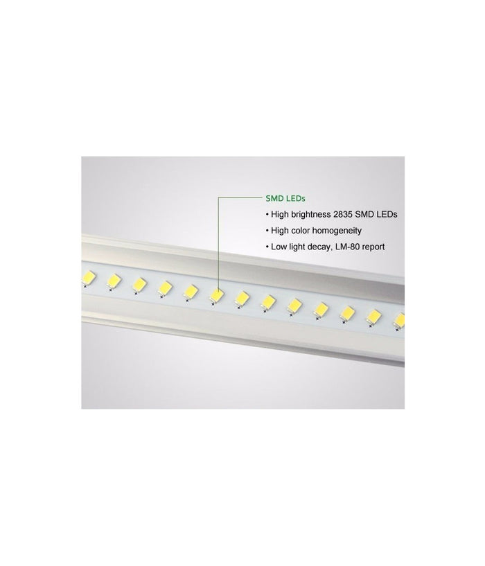 Tubo T5 Neon Led 6 10 15 18 W Watt 30 60 90 120 Cm Luce Fredda Naturale Calda  -bianco Freddo  Copertura Trasparente 120 Cm   -