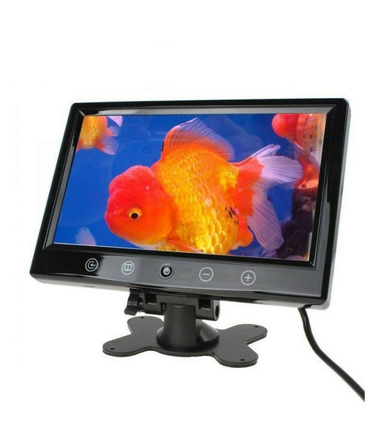 Tv Televisore Monitor Lcd Digitale 10.1" Tft Led Hd Poggiatesta Sorveglianza Av         