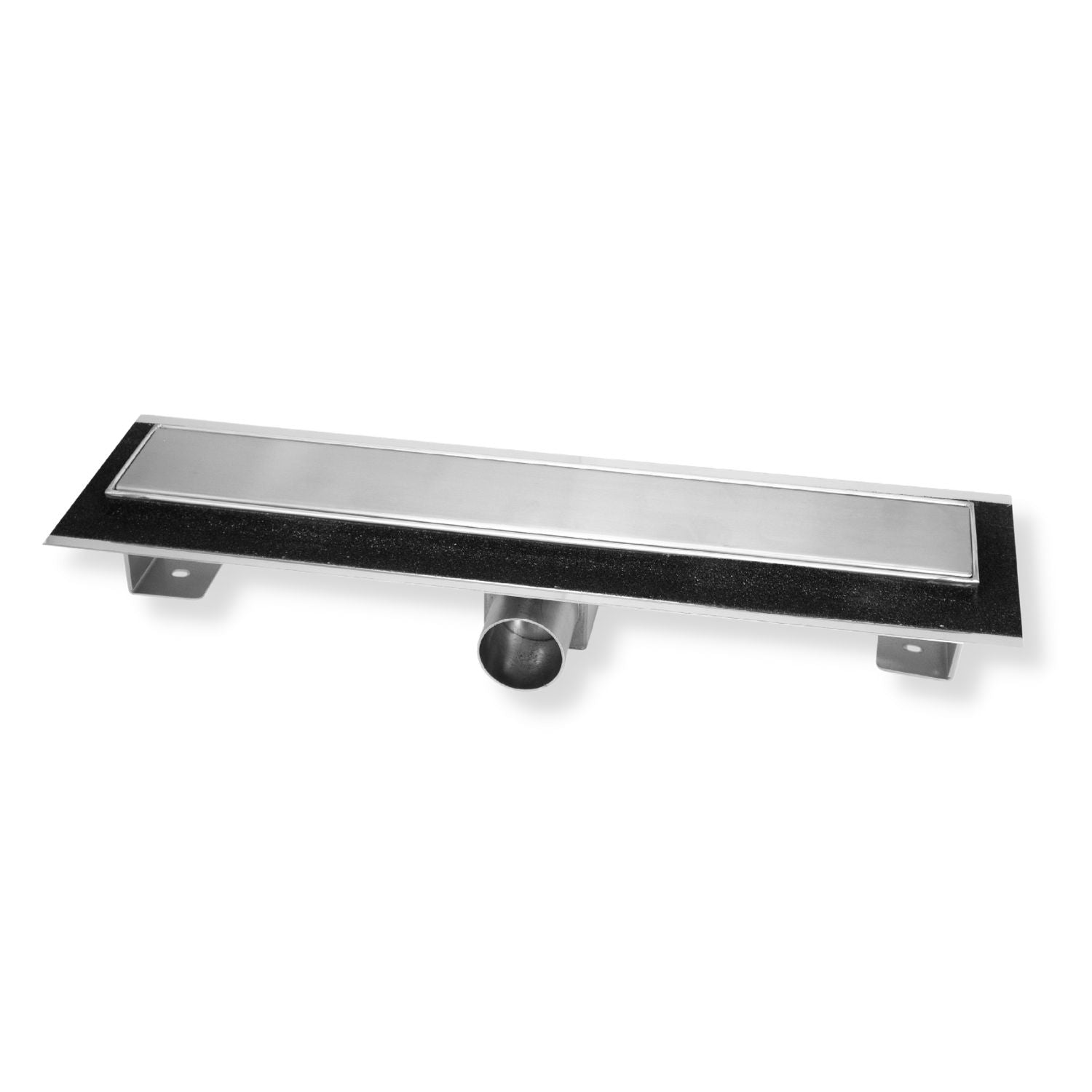 Canale canaletta pavimento lineare scarico doccia acciaio inox satinato canalina *** misure l1085xh63>115 mm, confezi...