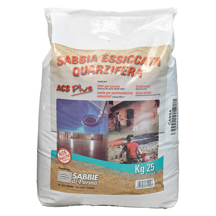 cf sabbia quarzifera essiccata kg 25 c.a. 511442nlm