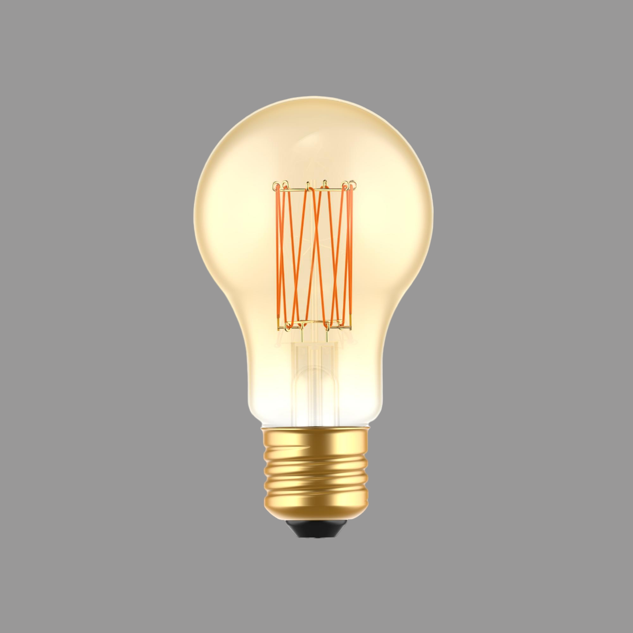 Lampadina led vintage con finitura oro