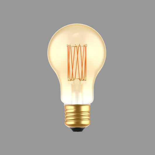 Lampadina led vintage con finitura oro