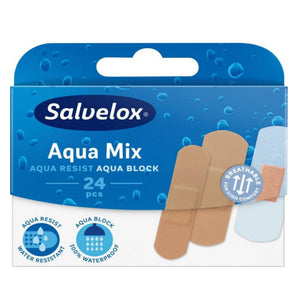 Cerotti salvelox aqua mix confezione da 24 cerotti assortiti