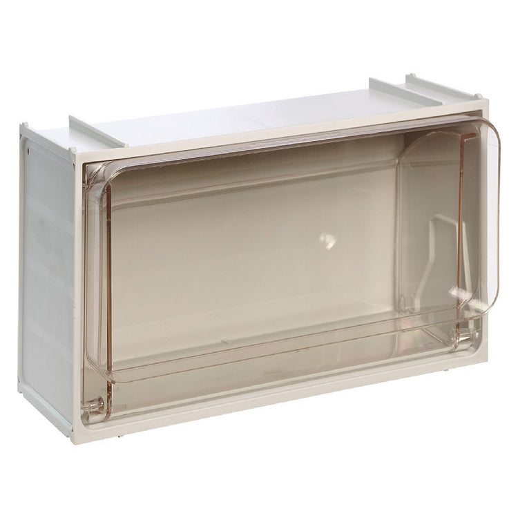 cassettiera modulare componibile 'crystal box' 3 cassetti - cm 60 x 15,5 x 17,5 cod:ferx.5060412nlm